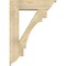 Ekena Millwork Merced Traditional Rough Sawn Bracket w/ Offset Brace, Douglas Fir, 8"W x 30"D x 42"H BKT0806X30X42MRC01RDF - alternate 4